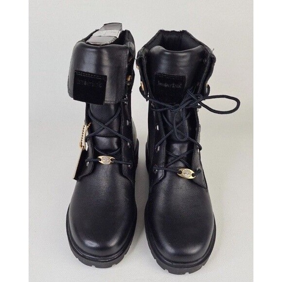 VTG Timberland Womens Sz 7M Premium Fold IN Winter 84316 Boots Grunge Streetware - Picture 1 of 9